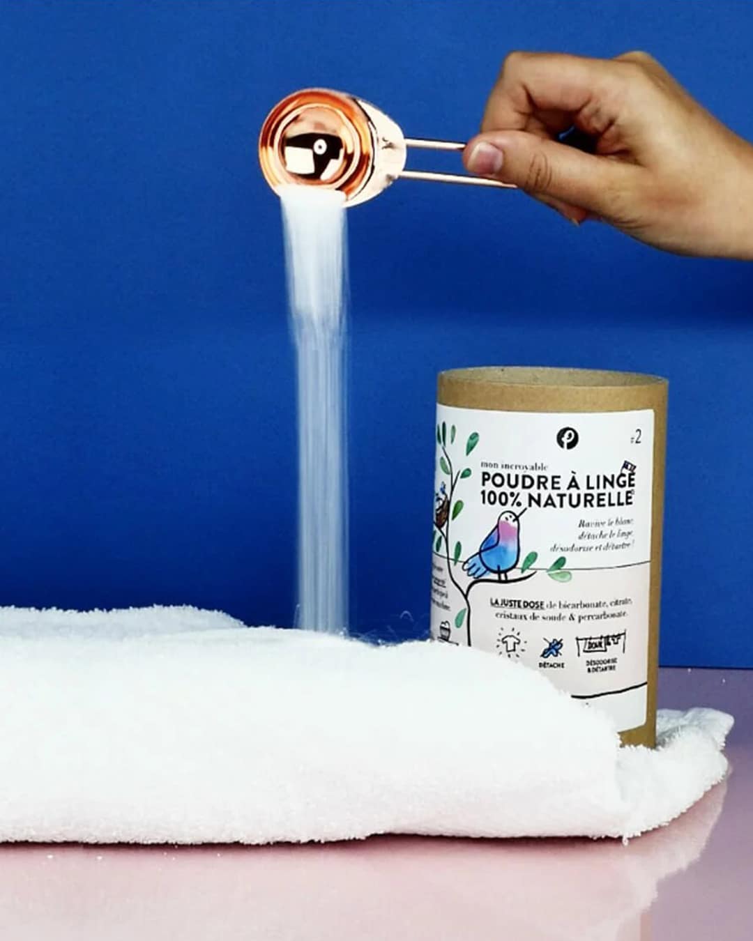 Recette lessive maison naturelle en poudre pour linge blanc