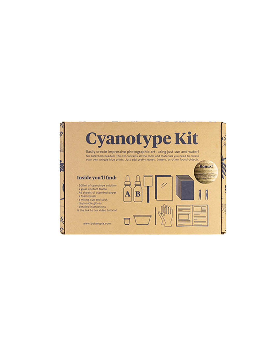 Le coffret Cyanotype